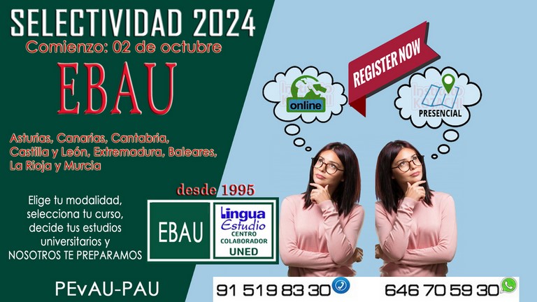 Curso selectividad, academia selectividad, curso pce, curso evau, preparacion selectividad, aprobar selectividad